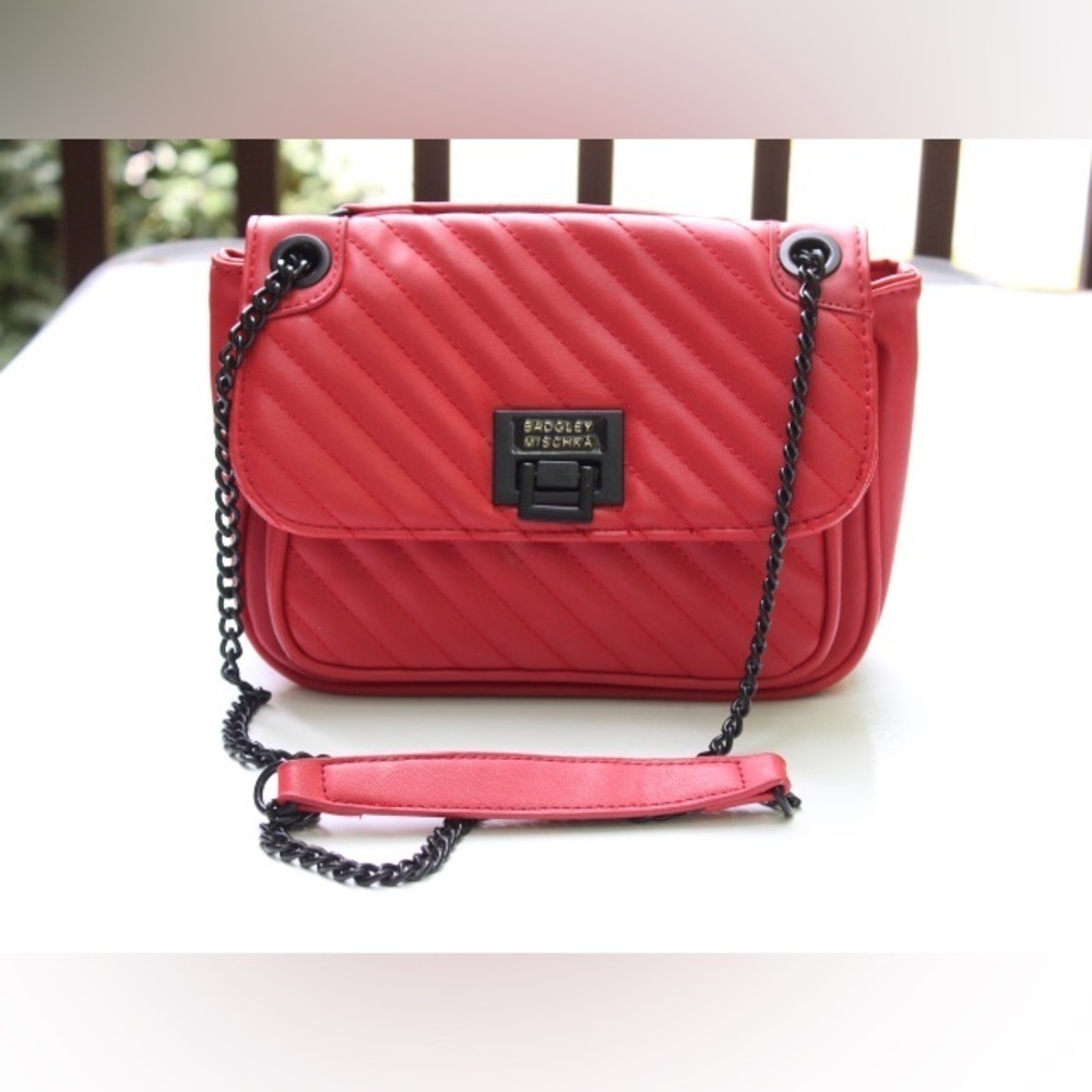 Badgley Mischa quilted crocs body bag